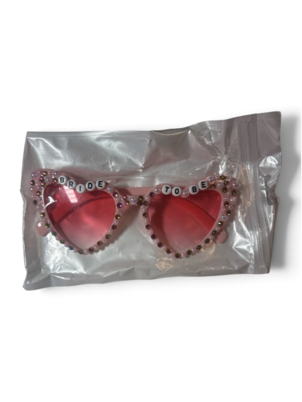 Heart-Shaped Bride To Be Bedazzled  Sunglasses